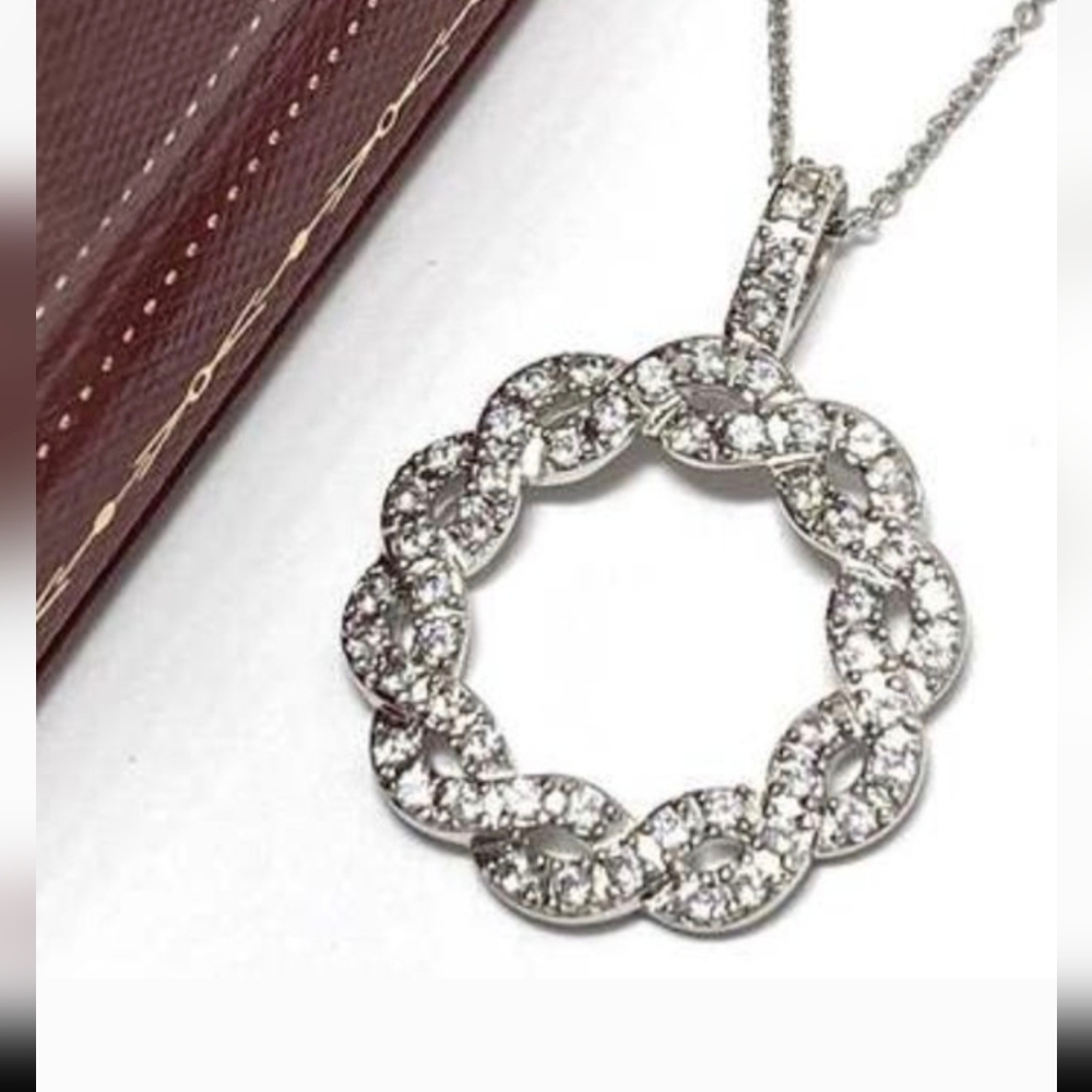Moissanite 925 Sterling Silver Necklace